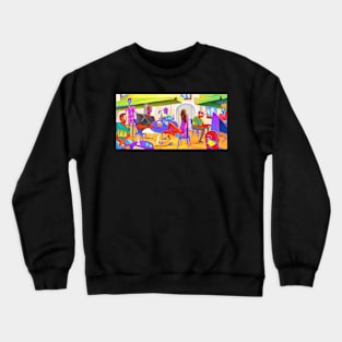 Sur La Terrasse Crewneck Sweatshirt